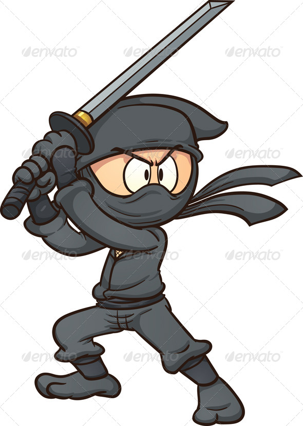 Cartoon Ninja by memoangeles | GraphicRiver